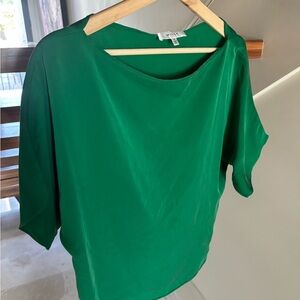 Milly Vibrant Green Blouse